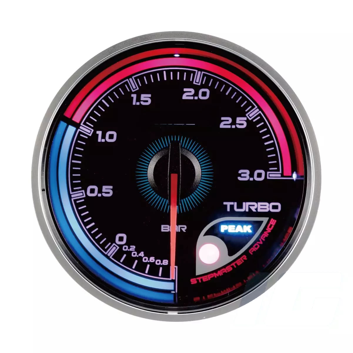 60mm LED Illumination Performance Car Gauges - Boost Gauge With Waterproof Sensor Connector For Your Sport Racing Car